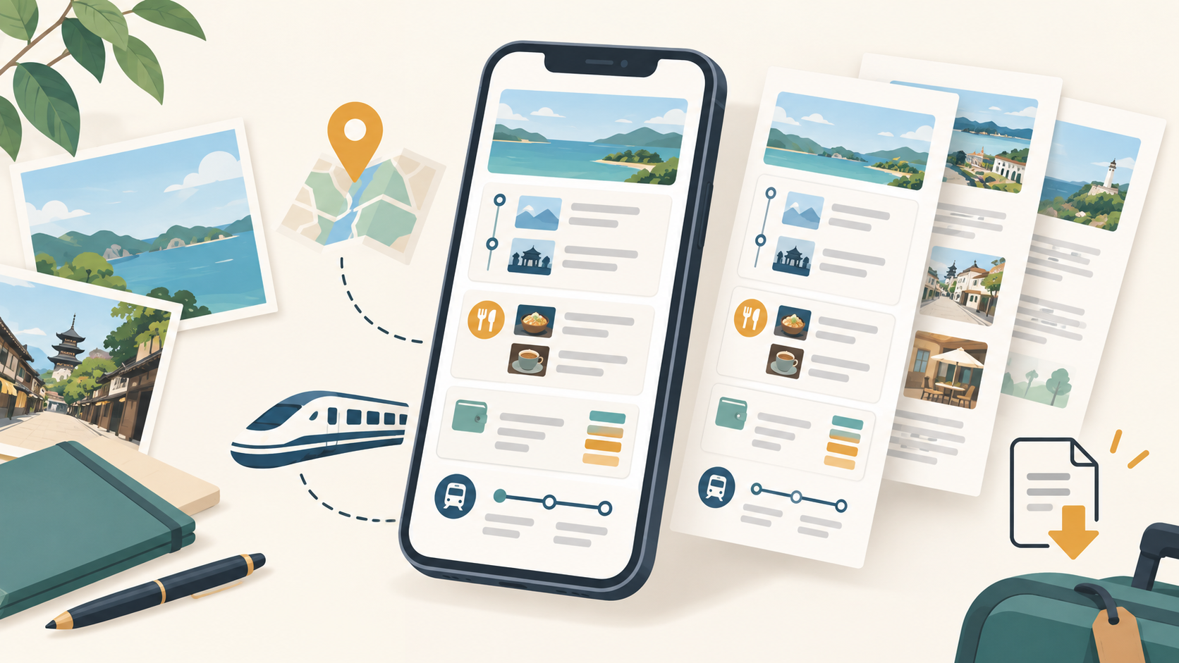 ChatGPTで旅行用PDFを作る方法｜お店・予算・移動をまとめた実例